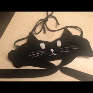 Hot topic cat bikini top